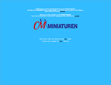 Tablet Screenshot of cm-miniaturen.de